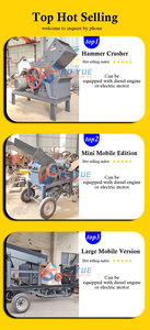 Broyeur à marteaux manuel broyeur machine de fabrication de sable de grands pavés - Product Image 3