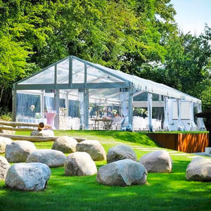 Guangzhou Luxe 15X20M Tente de fête de mariage Couverture en PVC étanche Logo personnalisé <span class=keywords><strong>Prix</strong></span> d'usine <span class=keywords><strong>Barnum</strong></span> Événement Cérémonie Exposition - Product Image 4