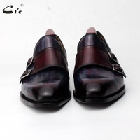 Chaussures habillées classiques en cuir Blake cousues de haute qualité Cie Lo221 pour hommes