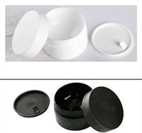 Rose Bleu Blanc Noir Mat Pot de Crème Cosmétique En Plastique Pp Pots de Poudre
