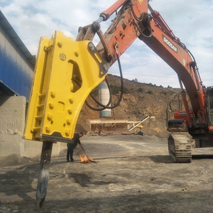 Martillo Silencioso para Excavadora LS de 20-30 Toneladas, Rompedor Hidráulico de <span class=keywords><strong>Piedra</strong></span> de Montaña de 140 mm con Caja de Cincel, Motor y Propulsión - Product Image 3