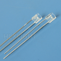 Highlight qualité longue durée 2x5x7mm Rectangle Blanc DIP LED Diodes électroluminescentes 2*5*7mm 257 Rectangulaire BLANC CHAUD Résine Transparente