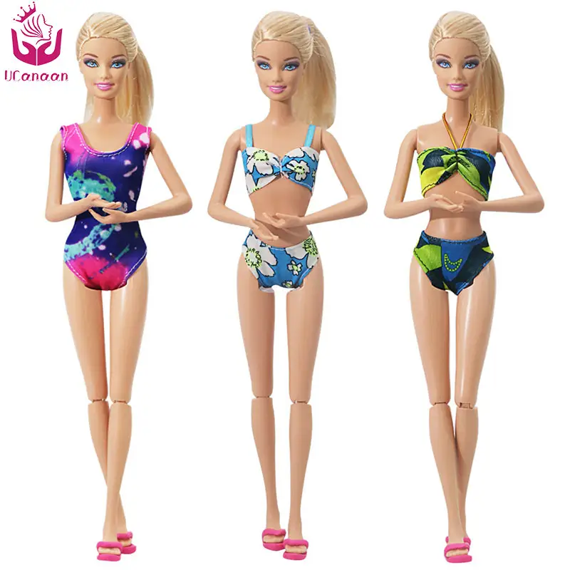 3 Set Doll Swimwear Bikini For  Doll Best Girl Toy H.jk 