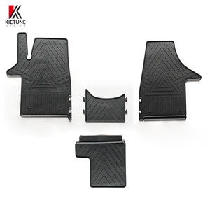 4 Uds TPE 3mm de espesor alfombrillas de coche de ajuste personalizado para VW Transporter <span class=keywords><strong>Caravelle</strong></span> Multivan T5 T6 BUS 2003-2019 KIETUNE - Product Image 4