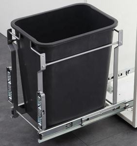 עיצוב מודרני ארון ארון למשוך מגירת הזזה סל פלסטיק פסולת יכול לפח אשפה אשפה אשפה אשפה אשפה - Product Image 2