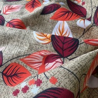 Tissu de drap en microfibre 100% polyester tissé à motif floral, brossé, certifié OEKO-TEX, léger, pour filles