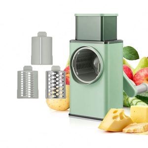 Cortador de Verduras Multifuncional de Acero Inoxidable, Moderno, Manual, de Tambor, Nuevo Estilo con Material Plástico - Product Image 3