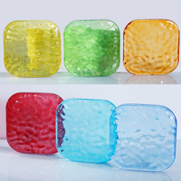 Panneau mural en verre personnalisé à motif cristal de glace givré pour décoration intérieure, séparateur de pièce suspendu, art décoratif