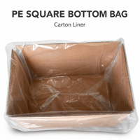 Sacs en plastique personnalisés résistants à l'humidité et aux perforations, à fond carré, renforcés, avec couture en X, thermosoudés, en HDPE, 30*20*40 cm