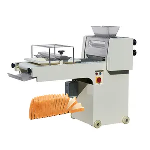 Auto Bakery Sandwich Loaf Toast Shaping Bread Moulder Bread Mould Dough Forming Machine In Strap Loaf Toast Moulder Molder