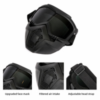 Lunettes de protection de style Harley, résistantes à la poussière et au sable, lunettes tactiques, lunettes de moto tout-terrain, lunettes de casque SEHA31