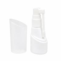 Flacon pulvérisateur nasal rotatif en PE dépoli de qualité médicale de 25 ml en forme de nez d'éléphant, avec pompe, pour liquides buccaux et médicaments de santé - Vente en gros