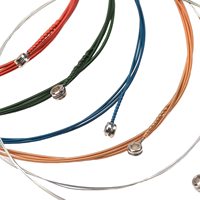 Directement de l'usine Cordes de guitare acoustique 12 cordes Accessoires d'instruments de musique en acier pour guitares électriques et basses