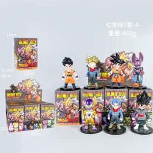 Boîte mystère d'anime japonais <span class=keywords><strong>Dragonball</strong></span>, ensemble de figurines miniatures Son Goku, Vegeta <span class=keywords><strong>Super</strong></span> Saiyan, figurines d'action en PVC, jouets pour enfants, cadeau - Product Image 4