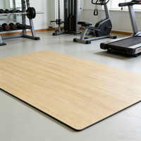 Umweltfreundliche, Rutschfeste, Langlebige EPDM-Gummiflocken-Fliesen mit Holzoptik für Fitness-Garagen und Sportbodenbeläge