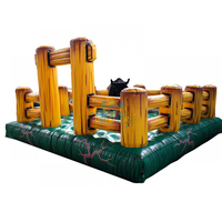 Jeux de fête en plein air, matelas pneumatique pour jeux gonflables pour adultes, taureau mécanique gonflable, touro mecanic inflavel
