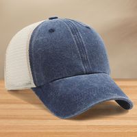 Gorra Trucker de Malla Vintage de Algodón Lavado con Logotipo Personalizado al por Mayor de Fábrica, Gorra Snapback de 6 Paneles para Deporte y Exterior, Venta Directa del Proveedor