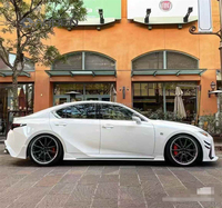 Nouveau Kit de carrosserie en Fiber de carbone pour 2021-2025 pour Lexus IS300 IS350 jupes latérales de pare-chocs avant améliorées diffuseur arrière