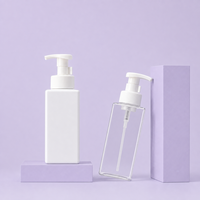 Distributeur de savon liquide en plastique PET de 500 ml avec pulvérisateur à pompe, couleur et logo personnalisés en usine
