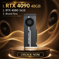 Kartu Grafis RTX 4080 16GB RTX 4090 48GB Core AI Creation 4K Render GPU OEM Pabrik Langsung Kartu Video