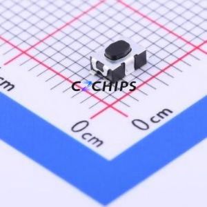 KMR231GLFS Tactile Switch SMD,2.8x4.6mm Switch Single Pole Single Throw Round Button 3N Vertical Mount - Product Image 1