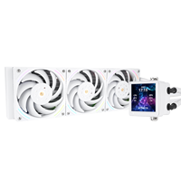Refroidisseur de processeur liquide AIO Thermalright Frozen Vision 360 ARGB blanc V2 avec écran IPS 360 mm et ventilateur PWM pour PC de bureau de jeu