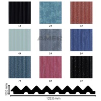 300mm Easy Pack Cannelé Insonorisé Pvc Marbre Pu Intérieur Décoratif Autre Pierre Intérieur 3d Ps Wpc Pvc Panneaux Muraux