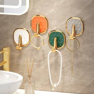 Crochet mural adhésif de luxe pour serviettes de salle de bain, forte capacité de charge, <span class=keywords><strong>sans</strong></span> perçage, auto-adhésif - Product Image 4