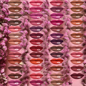 Son bóng lì màu hồng nude nâu, không thấm nước, lâu trôi, tùy chỉnh logo bán sỉ, nhãn hiệu riêng, son môi lỏng thuần chay - Product Image 5