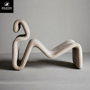 Canapé simple Chaise nordique en cuir Tissu moderne Hôtel Modèle Chambre Simple Salon Designer Forme personnalisée <span class=keywords><strong>Fauteuil</strong></span> de forme spéciale - Product Image 1