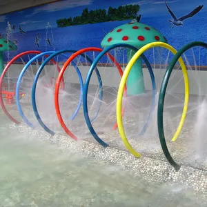 Acqua Nebulizzata per Splash Pad Arcobaleno Galleria D 1.8 M Splash Pad/Bambini Parco Acquatico Attrezzature A Spruzzo Su Misura EFXP-002-1 CN;GUA