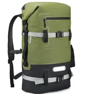 आउटडोर के लिए 100% वाटरप्रूफ गारंटीशुदा 40L ड्राई बैग बैकपैक स्विमिंग बैग फ्लोटिंग बैग