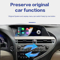 ZWNAV Linux 12.3'' pour Lexus RX 2009-2014, système de navigation GPS pour voiture, autoradio, magnétophone, lecteur multimédia, lecteur DVD électronique