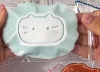 Mainan Kucing Keju TPR Lucu untuk Meredakan Stres