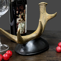 Décorations de meuble à vin en résine de style européen, ornements de bureau, artisanat de salon, articles de présentation créatifs, statue