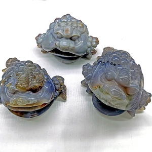 Wholesale Bulk Natural <strong>Crystal</strong> Carving <strong>Geode</strong> Agate Toad <strong>Crystal</strong> <strong>Geode</strong> for Decoration Souvenirs Gift - Product Image 6