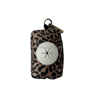 Nuevo arnés personalizable con hebilla ajustable y estampado de leopardo para mascotas, conjunto de arnés para perros, arnés para perros con correa y Collar - Product Image 6