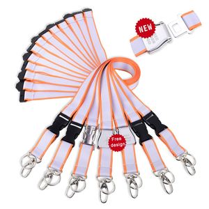 Wholesale Custom Detachable Mini Aluminium Seatbelt Airline Buckle <b>Lanyard</b> Delta Airlines Heat Transfer Design Made of <b>Polyester</b> - Product Image 1
