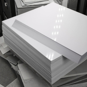Papel de impresión offset Papel DE ARTE recubierto de un solo lado C1S Papel de etiqueta semibrillante en rollo - Product Image 1