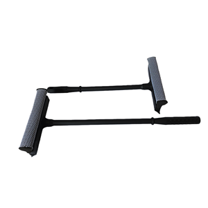 Nettoyeur <span class=keywords><strong>de</strong></span> <span class=keywords><strong>vitres</strong></span> avec manche en plastique pour la maison, nettoyeur <span class=keywords><strong>de</strong></span> <span class=keywords><strong>vitres</strong></span> <span class=keywords><strong>de</strong></span> taille standard avec éponge pour station-<span class=keywords><strong>service</strong></span>, douche, verre et extérieur - Product Image 4