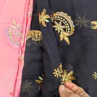 Grand Voile de Coton Musulman 220x110cm, Châle Brodé Floral, Foulard pour Occasions Spéciales, Vente en Gros pour la Révente Africaine