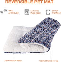 Lit pour chien en peluche pour l'hiver Tapis de couchage pour chien et chat Confort chauffant en peluche Lit chauffant pour animal de compagnie Tapis chauffant pour chien