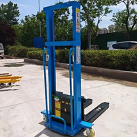 Chaude 1T Mini Palette Gerbeur Camion Manuel Hydraulique Ascenseur Gerbeur Chariot Élévateur Manuel Hand Lift Gerbeur pour Entrepôt
