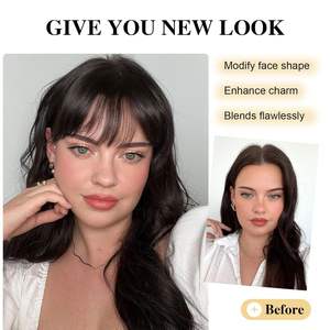 โดเรมีกิ๊บติดผมผู้หญิง ใยสังเคราะห์คาเนคาลอน ไฟเบอร์ตรง ติดผมปลอม ใช้ได้ทุกวัน ต่อผม LH94 - Product Image 3