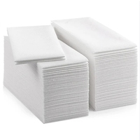 Grande quantité en stock Linge Sensation d'invité Chiffon jetable comme serviettes de table Essuie-mains Serviettes en papier blanc