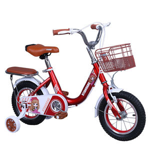Bicicleta Infantil de Una Velocidad con Cuadro de Acero, Frenos V, Asiento Ajustable, para Niños/Niñas de 7 Años, Color Rosa, 16 Pulgadas, con Ruedas de Entrenamiento - Product Image 4