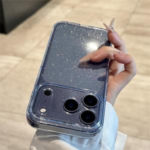 เคสโทรศัพท์สำหรับ iPhone 17 Pro Max รุ่นใหม่ เคสกันกระแทกแบบเต็มตัว สีชมพูวิ้งๆ หรูหรา - Product Image 3