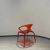 Chaises Ava Vintage par Song Wen Zhong pour Roche Bobois Design Moderne en Plastique Polyamide pour Home Apartment Gym ou Workshop