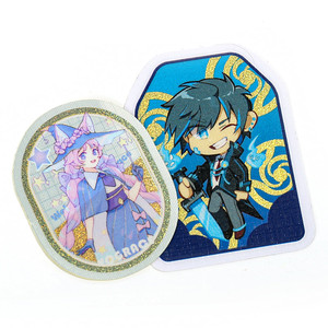 Nhãn Dán Giấy In Tùy Chỉnh Thương Hiệu Vograce Nhãn Dán Vinyl Ba Chiều Lấp Lánh Trang Trí Anime Nhật Bản Chống Nước - Product Image 1
