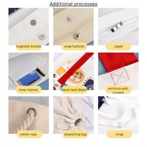 <span class=keywords><strong>Sac</strong></span> fourre-tout zippé en toile Oxford épaisse pour femme - Porte-boîte à lunch compact pour les courses, les mamans et l'usage quotidien - Product Image 5